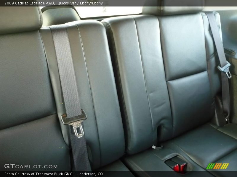 Quicksilver / Ebony/Ebony 2009 Cadillac Escalade AWD
