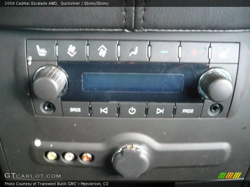 Quicksilver / Ebony/Ebony 2009 Cadillac Escalade AWD