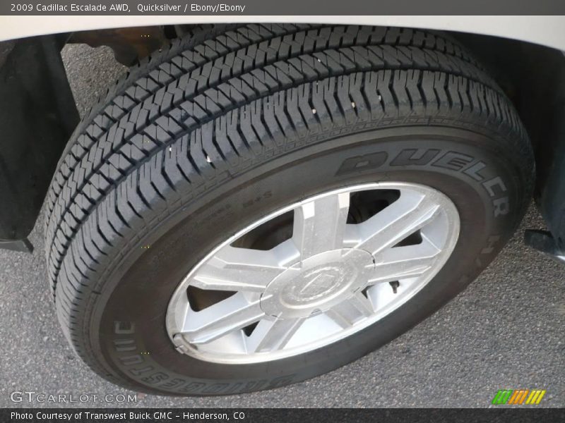 Quicksilver / Ebony/Ebony 2009 Cadillac Escalade AWD