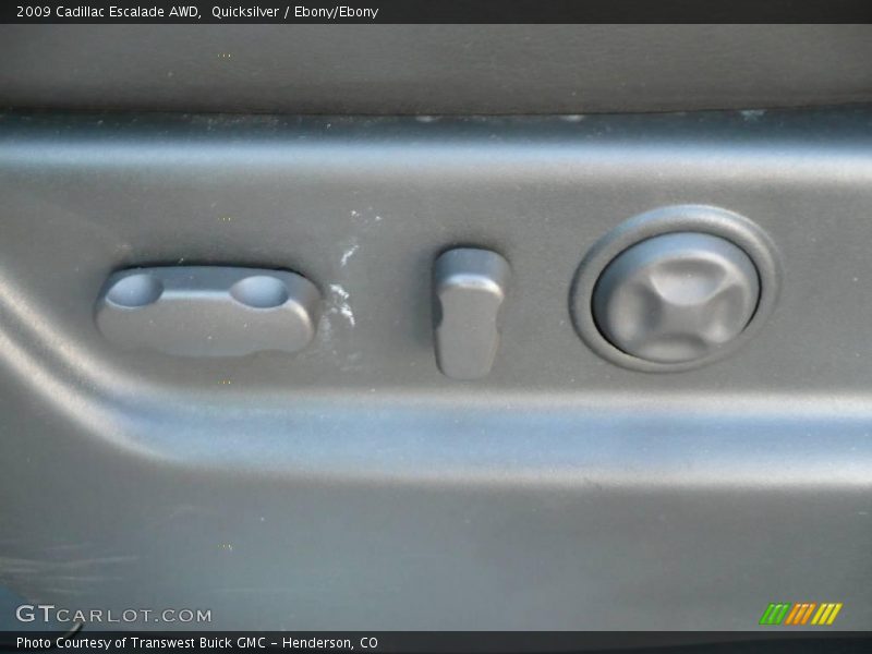 Quicksilver / Ebony/Ebony 2009 Cadillac Escalade AWD