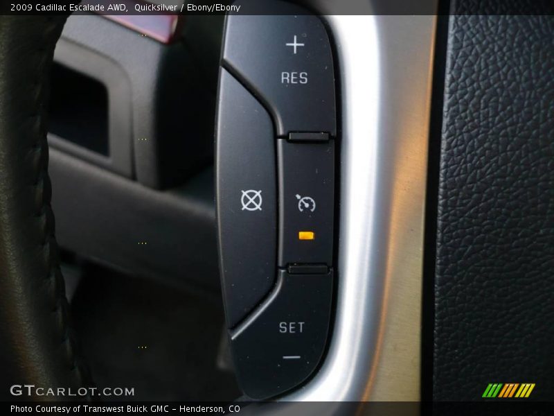 Quicksilver / Ebony/Ebony 2009 Cadillac Escalade AWD
