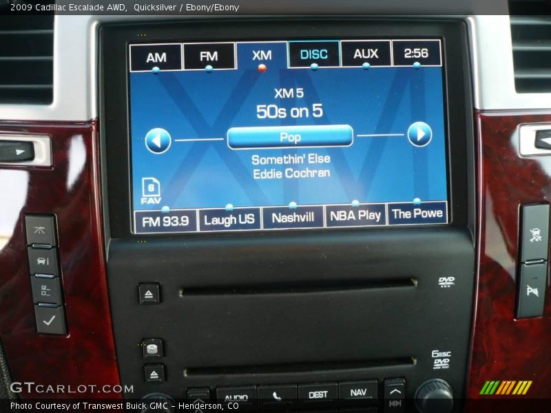 Quicksilver / Ebony/Ebony 2009 Cadillac Escalade AWD