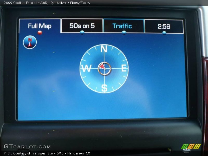 Quicksilver / Ebony/Ebony 2009 Cadillac Escalade AWD