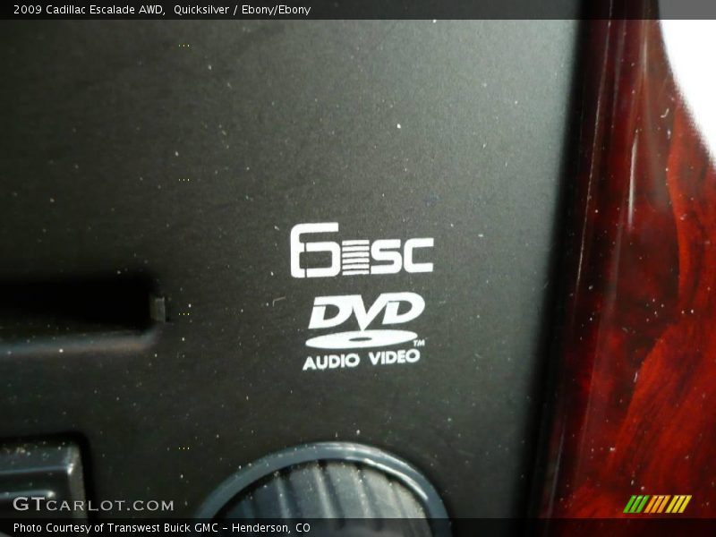 Quicksilver / Ebony/Ebony 2009 Cadillac Escalade AWD