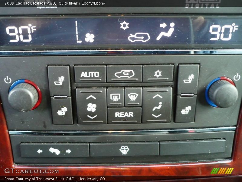 Quicksilver / Ebony/Ebony 2009 Cadillac Escalade AWD