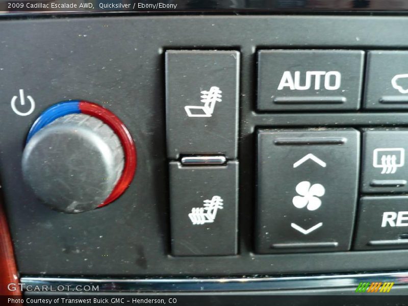 Quicksilver / Ebony/Ebony 2009 Cadillac Escalade AWD