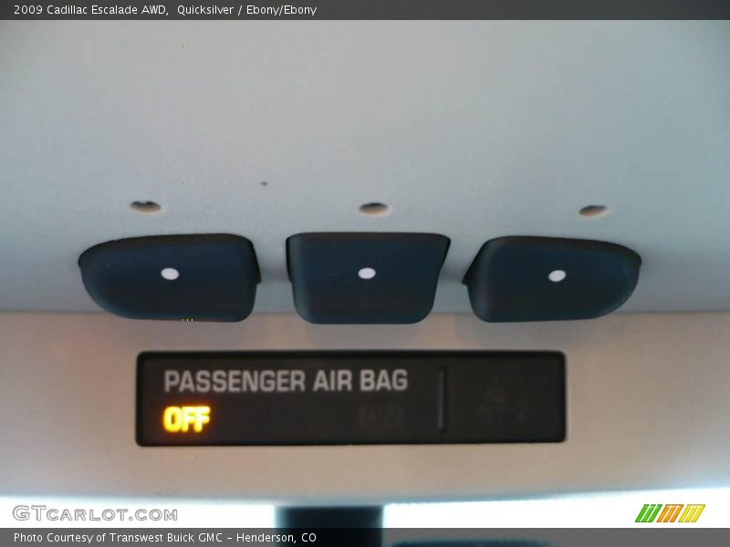 Quicksilver / Ebony/Ebony 2009 Cadillac Escalade AWD