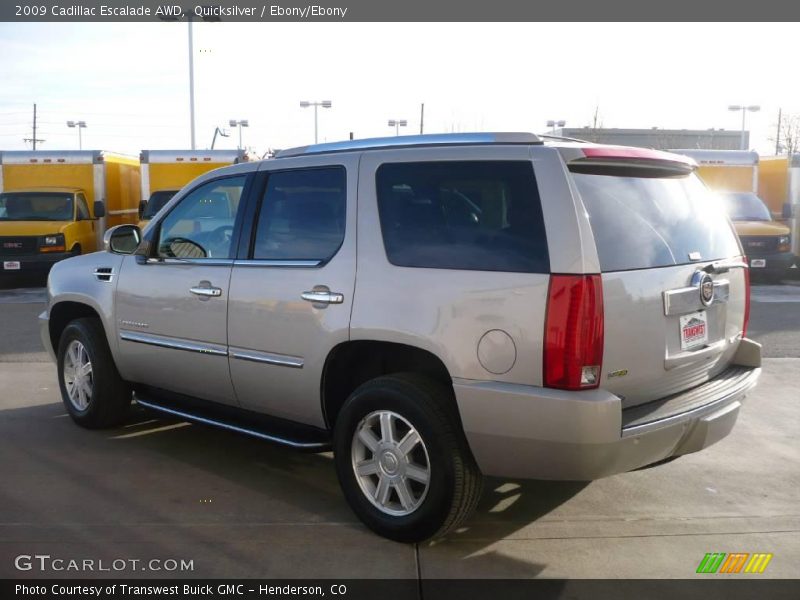 Quicksilver / Ebony/Ebony 2009 Cadillac Escalade AWD