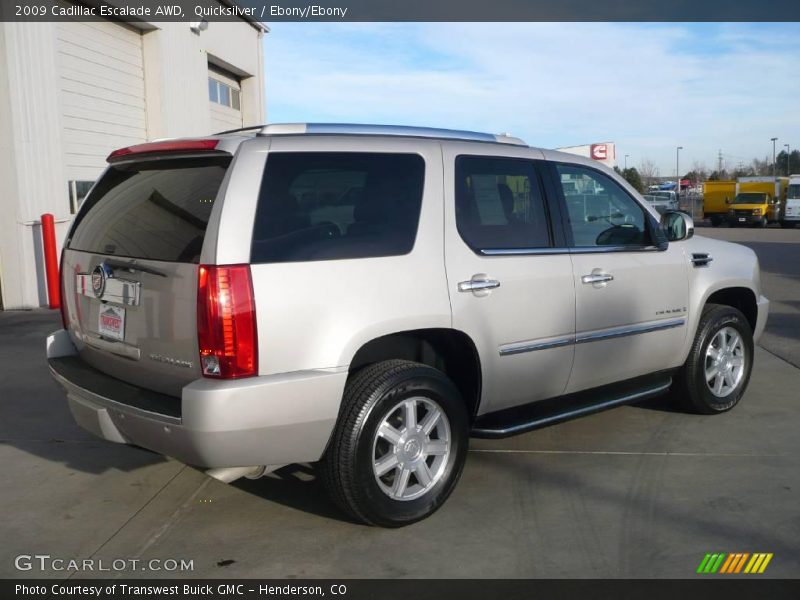 Quicksilver / Ebony/Ebony 2009 Cadillac Escalade AWD