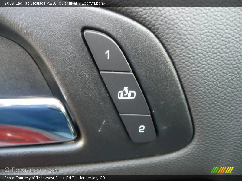 Quicksilver / Ebony/Ebony 2009 Cadillac Escalade AWD