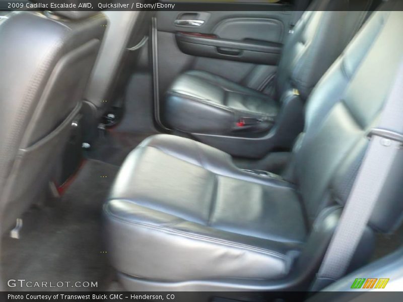 Quicksilver / Ebony/Ebony 2009 Cadillac Escalade AWD