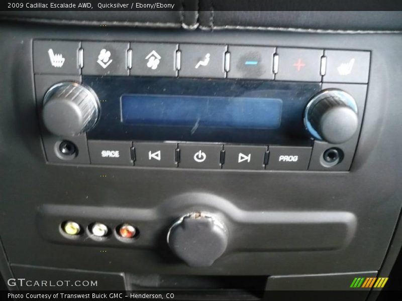 Quicksilver / Ebony/Ebony 2009 Cadillac Escalade AWD