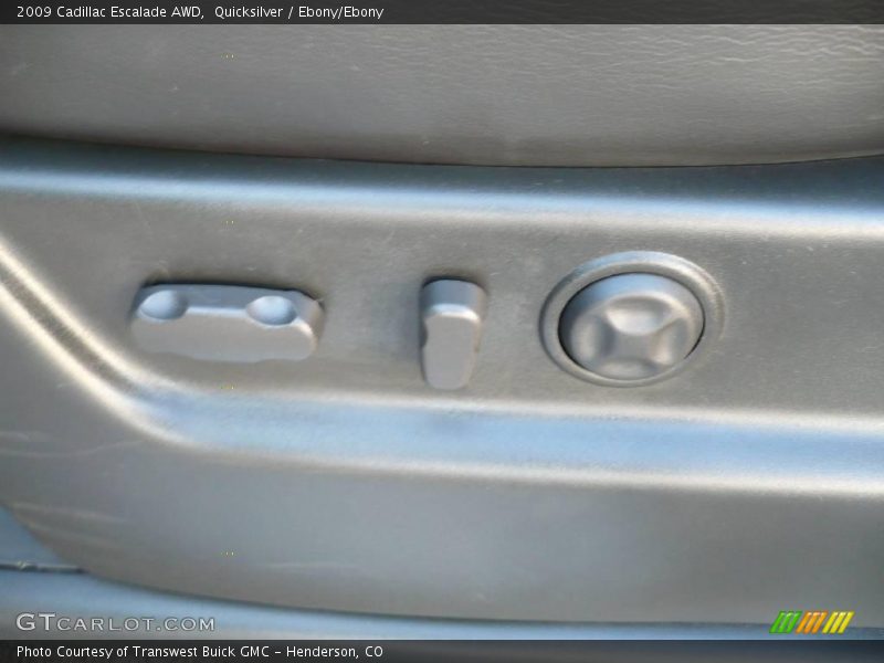 Quicksilver / Ebony/Ebony 2009 Cadillac Escalade AWD