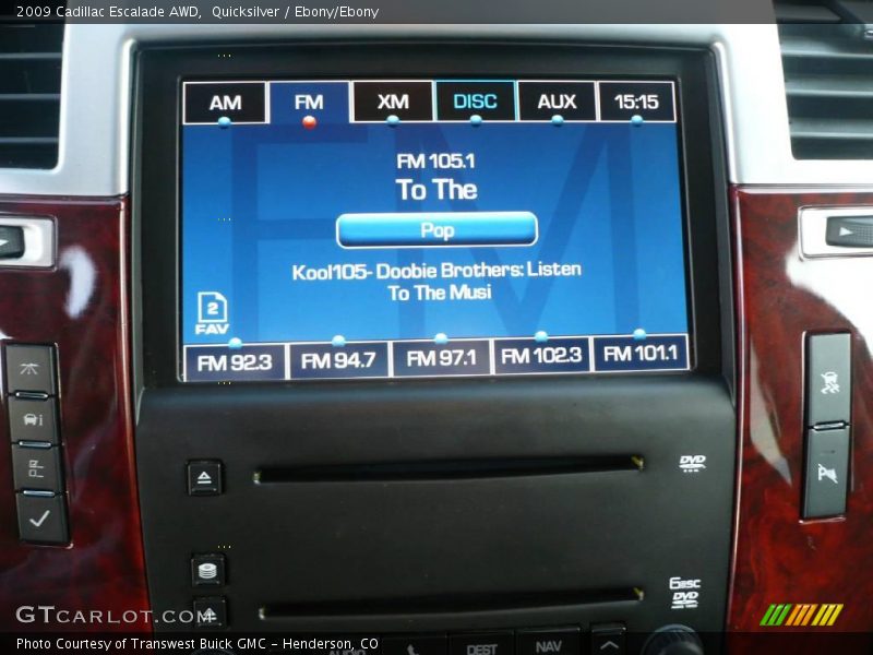 Quicksilver / Ebony/Ebony 2009 Cadillac Escalade AWD