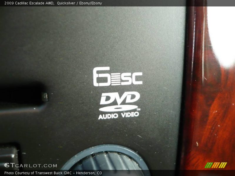 Quicksilver / Ebony/Ebony 2009 Cadillac Escalade AWD