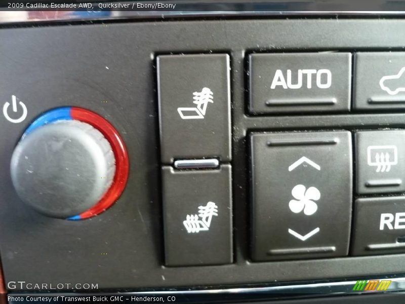 Quicksilver / Ebony/Ebony 2009 Cadillac Escalade AWD