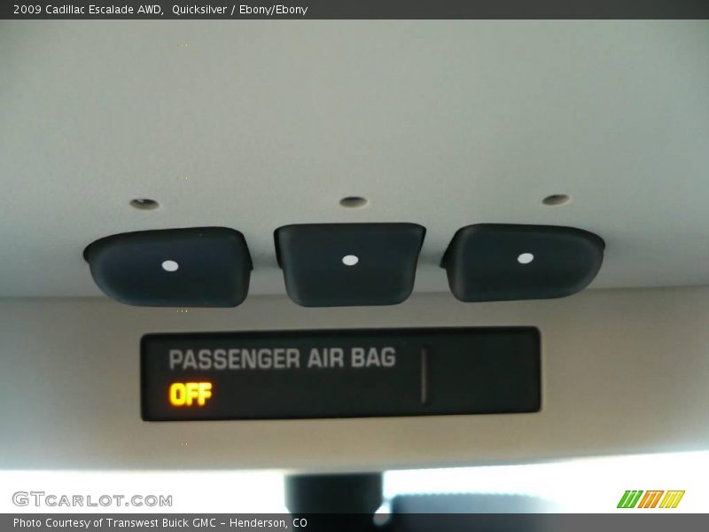 Quicksilver / Ebony/Ebony 2009 Cadillac Escalade AWD
