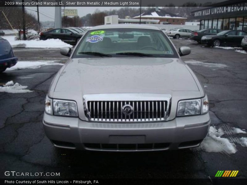 Silver Birch Metallic / Medium Light Stone 2009 Mercury Grand Marquis LS