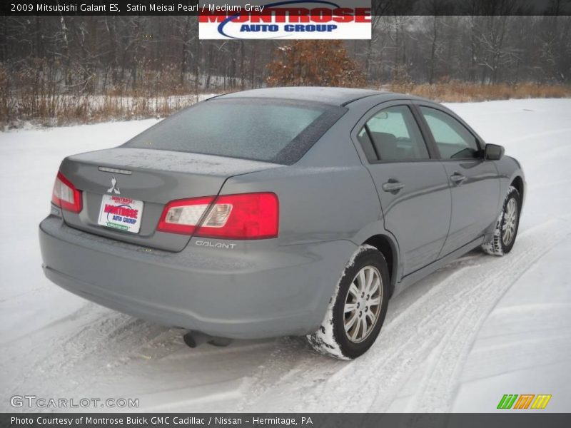 Satin Meisai Pearl / Medium Gray 2009 Mitsubishi Galant ES