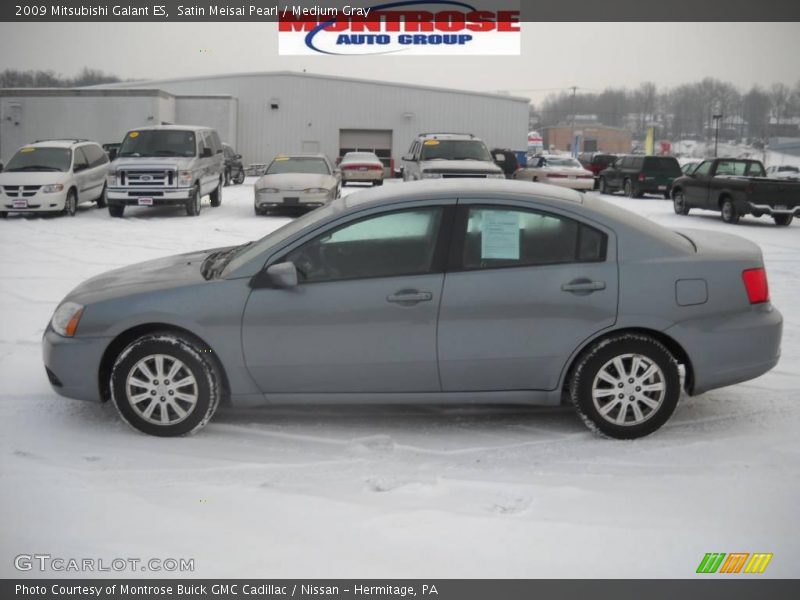 Satin Meisai Pearl / Medium Gray 2009 Mitsubishi Galant ES