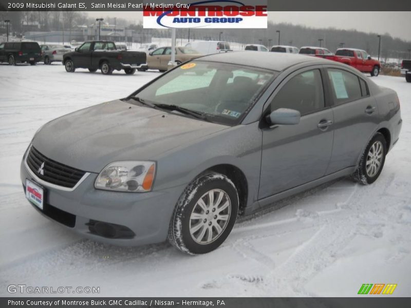 Satin Meisai Pearl / Medium Gray 2009 Mitsubishi Galant ES