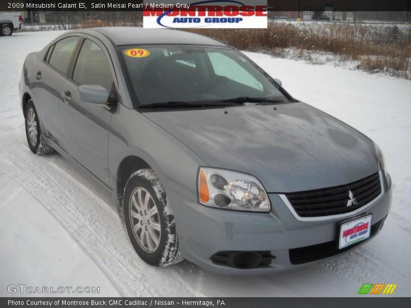Satin Meisai Pearl / Medium Gray 2009 Mitsubishi Galant ES