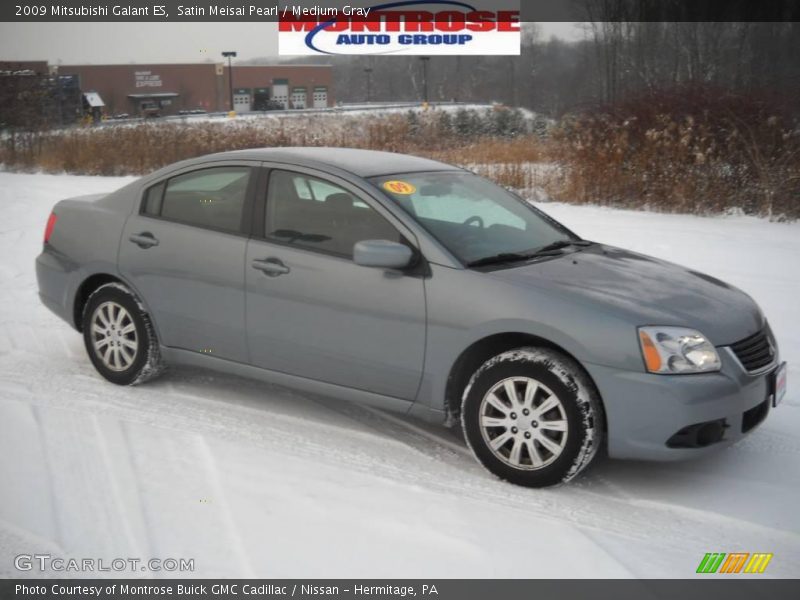 Satin Meisai Pearl / Medium Gray 2009 Mitsubishi Galant ES