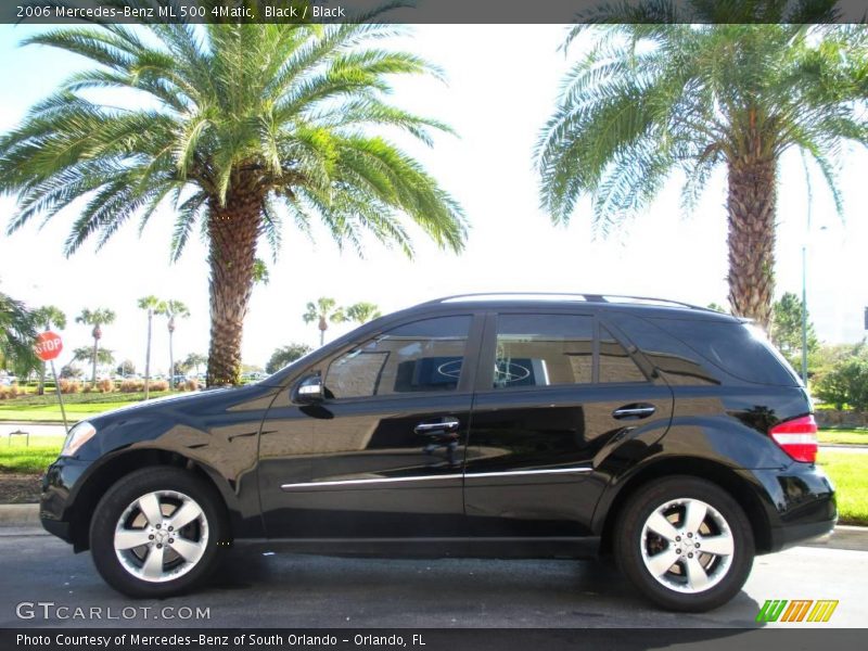 Black / Black 2006 Mercedes-Benz ML 500 4Matic