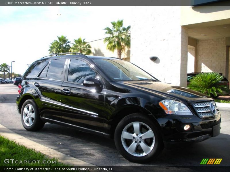 Black / Black 2006 Mercedes-Benz ML 500 4Matic