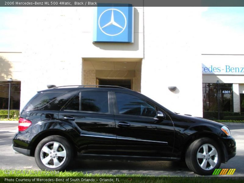 Black / Black 2006 Mercedes-Benz ML 500 4Matic