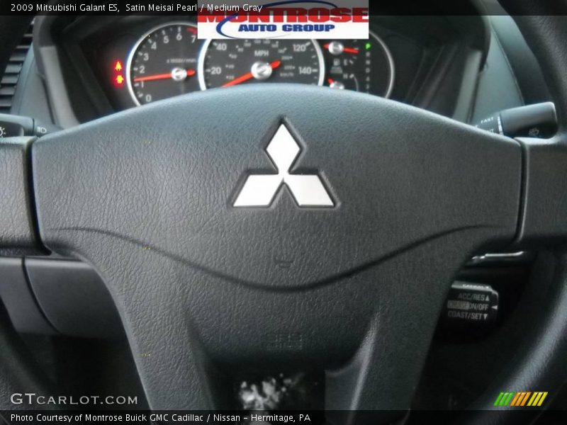 Satin Meisai Pearl / Medium Gray 2009 Mitsubishi Galant ES