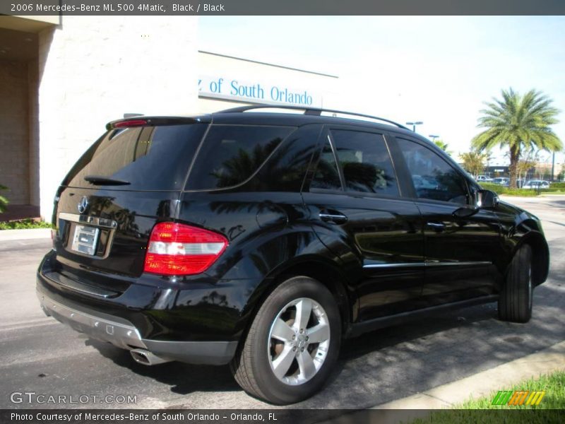 Black / Black 2006 Mercedes-Benz ML 500 4Matic