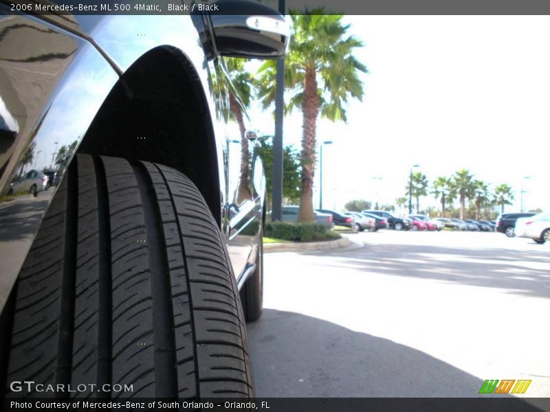 Black / Black 2006 Mercedes-Benz ML 500 4Matic