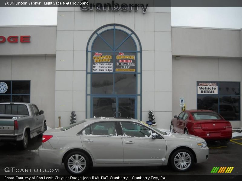 Light Sage Metallic / Sand 2006 Lincoln Zephyr