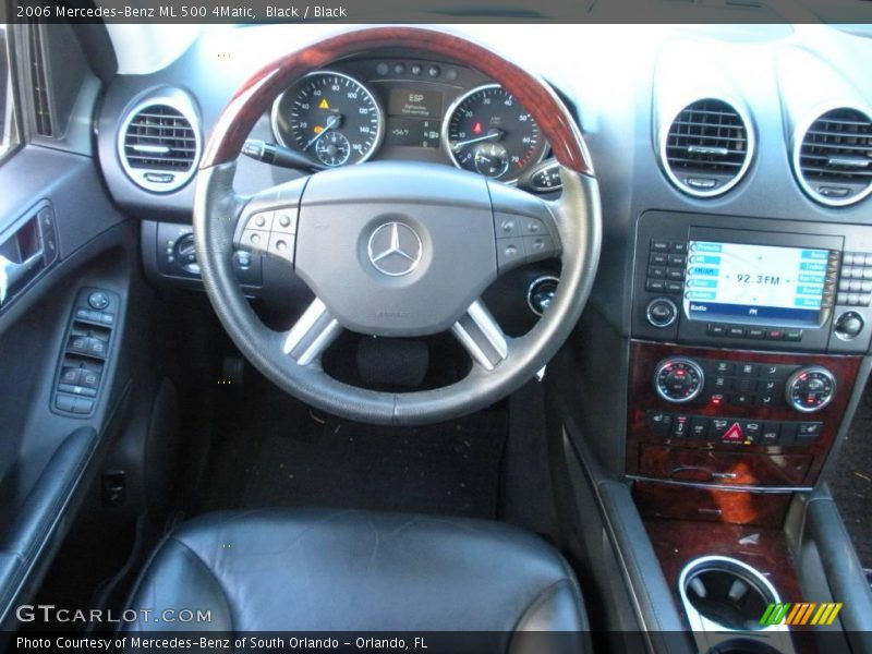 Black / Black 2006 Mercedes-Benz ML 500 4Matic