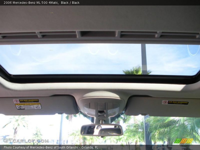 Black / Black 2006 Mercedes-Benz ML 500 4Matic