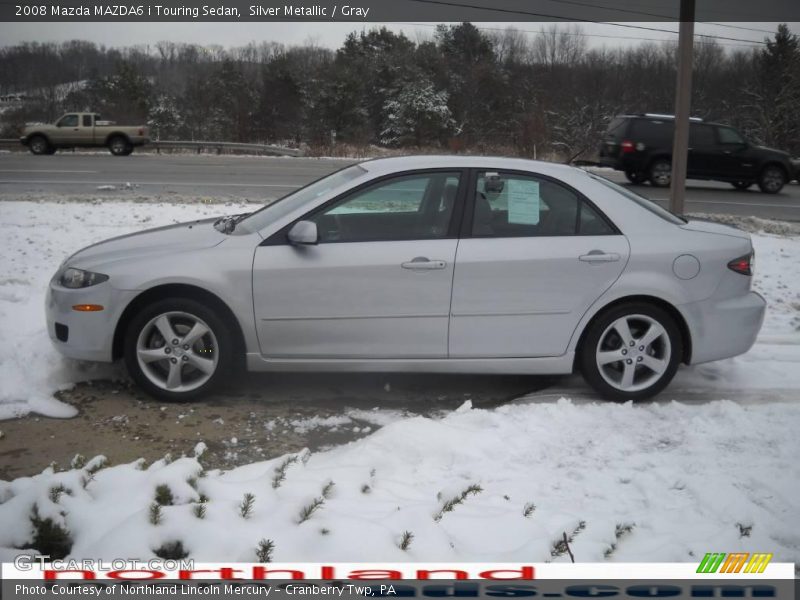 Silver Metallic / Gray 2008 Mazda MAZDA6 i Touring Sedan