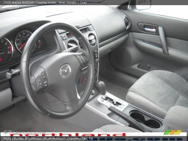 Silver Metallic / Gray 2008 Mazda MAZDA6 i Touring Sedan