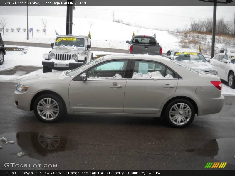 Light Sage Metallic / Sand 2006 Lincoln Zephyr