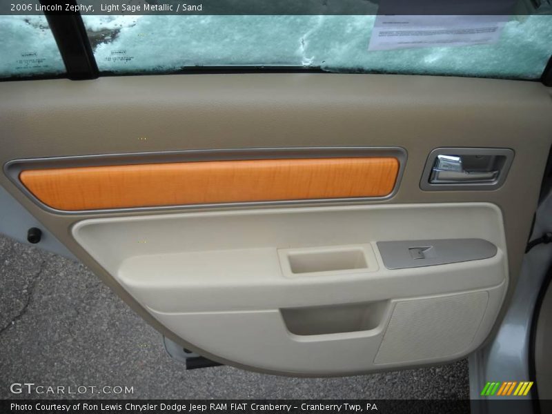 Light Sage Metallic / Sand 2006 Lincoln Zephyr