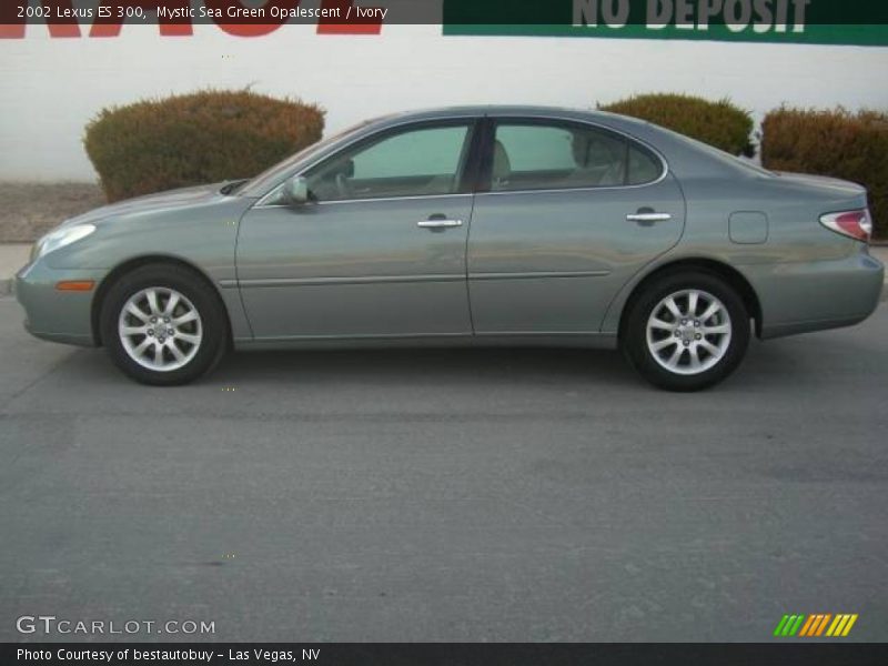 Mystic Sea Green Opalescent / Ivory 2002 Lexus ES 300
