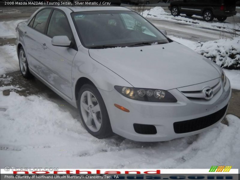 Silver Metallic / Gray 2008 Mazda MAZDA6 i Touring Sedan