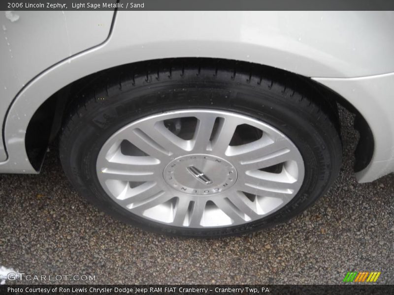 Light Sage Metallic / Sand 2006 Lincoln Zephyr