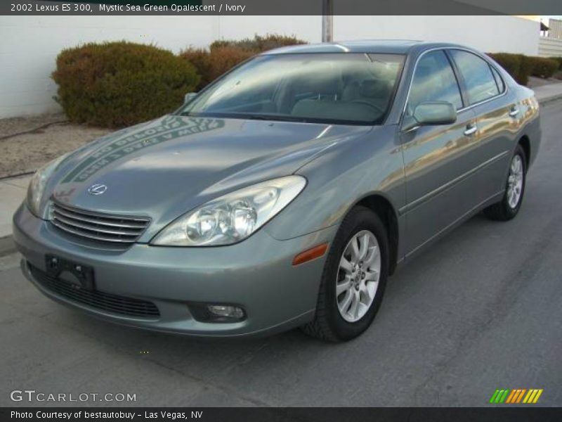Mystic Sea Green Opalescent / Ivory 2002 Lexus ES 300