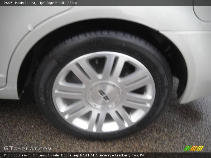 Light Sage Metallic / Sand 2006 Lincoln Zephyr