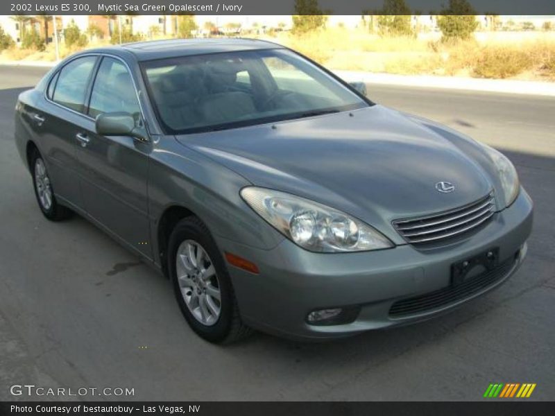 Mystic Sea Green Opalescent / Ivory 2002 Lexus ES 300