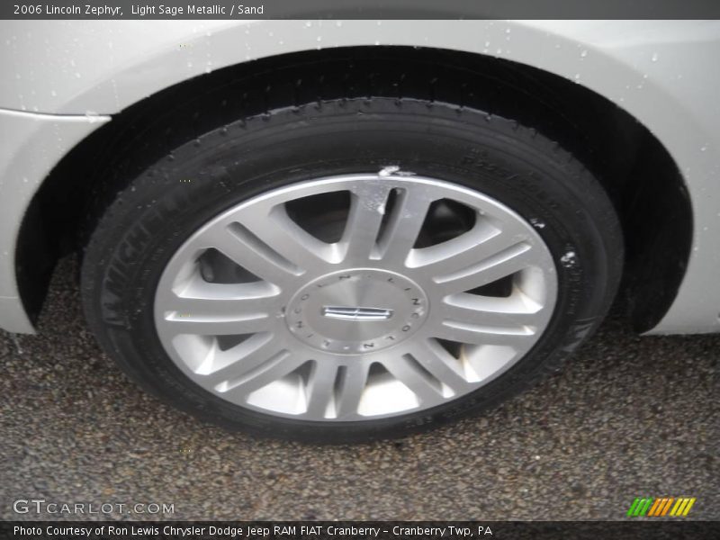 Light Sage Metallic / Sand 2006 Lincoln Zephyr
