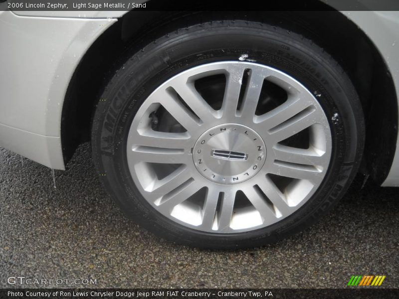 Light Sage Metallic / Sand 2006 Lincoln Zephyr