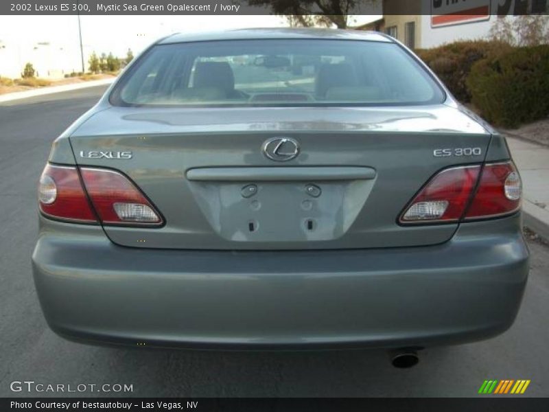 Mystic Sea Green Opalescent / Ivory 2002 Lexus ES 300