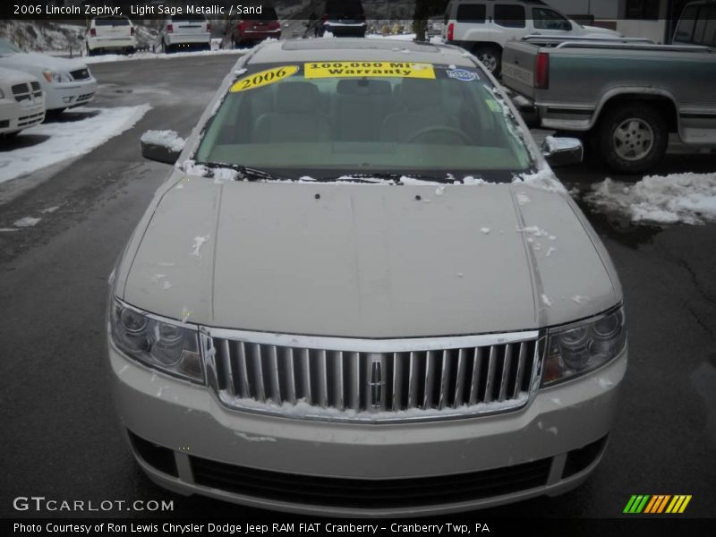 Light Sage Metallic / Sand 2006 Lincoln Zephyr